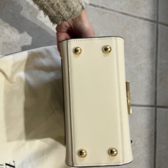 ZAC Zac Posen Eartha Top-Handle Crossbody - Color-Block (Navy/cream/burlwood) - Picture 4 of 6